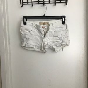 Hollister White Shorts